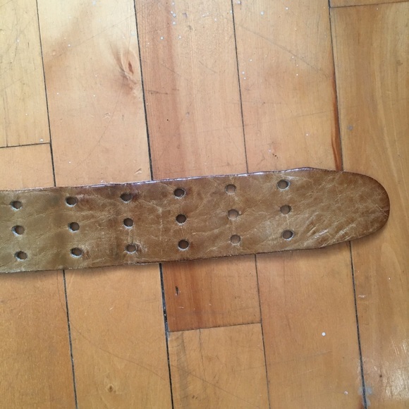 Vintage Handmade Leather Belt - Picture 7 of 7